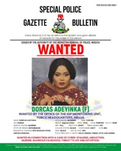 Police declare UK-based Nigerian socialite and blogger wanted for murder, abduction, cyber-stalking 2 DFBBBBEF 96FD 4FC8 A62F C94EF9C30930