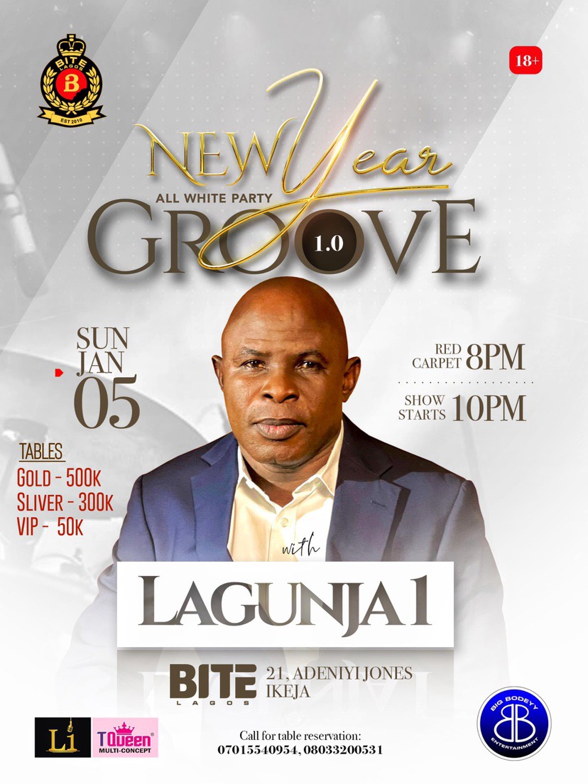 New Year All White Groove Party With Wasiu Haruna Ishola Lagunja 1 Scheduled 5Th January, 2025 1 New Year All White Groove Party With Wasiu Haruna Ishola Lagunja 1 Scheduled 5Th January, 2025