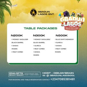 Gbadun Lagos season 1
