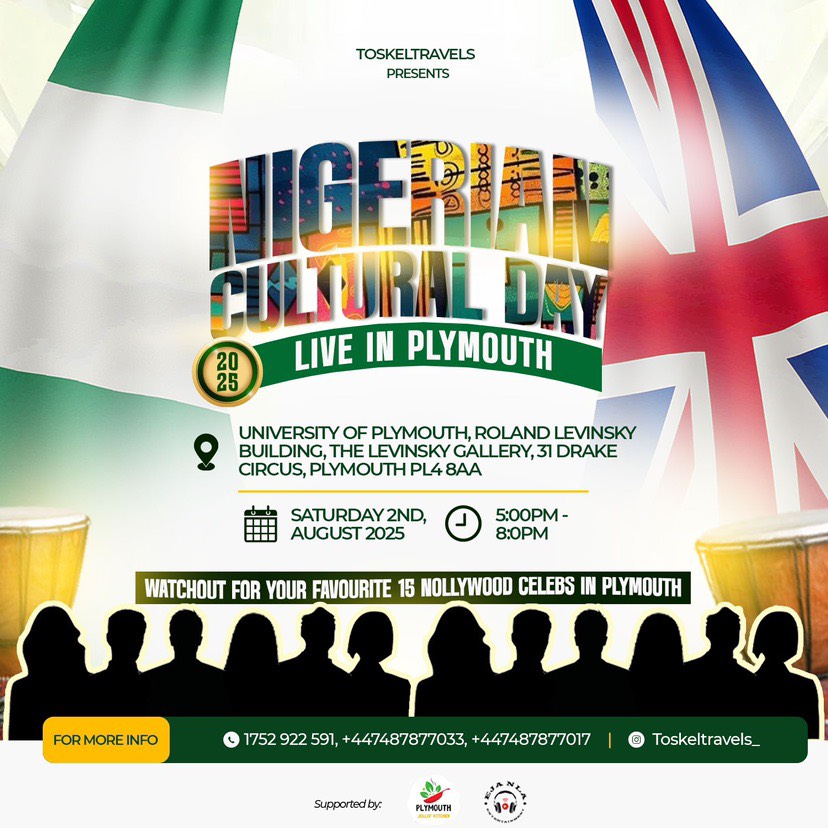 Nigerian Cultural Day 2025 Live in Plymouth Scheduled August 2nd , 2025