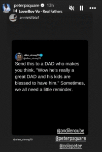 "Annie Macaulay Praises Peter Okoye & Other 'Great Dads'"