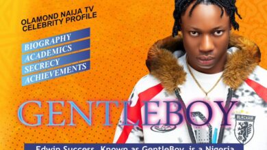 GENTLEBOY, AFROBEATS ARTISTE’S CAREER & ROAD TO STARDOM | OLAMOND NAIJA TV CELEBRITY PROFILE