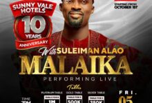 SUNNY VALE HOTELS 10YEARS ANNIVERSARY SCHEDULE 5TH DECEMBER 2025