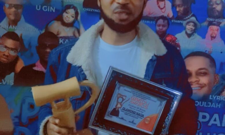 MEDIA EXECUTIVE, OLAMOND NAIJA WINS GBEDU AWARDS MEDIA PERSONALITY OF THE YEAR 2025