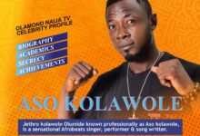 Aso Kolawole| A Rising Star In Music| Olamond NaijaTV Celebrity Profile