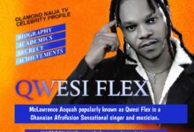 QWESI FLEX BIOGRAPHY, CAREER, ACHIEVEMENT & NET WORTH | OLAMOND NAIJATV