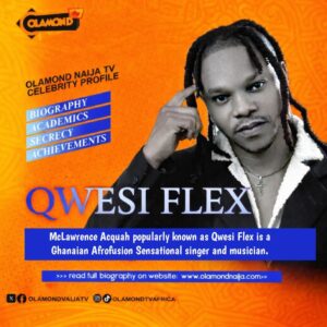 QWESI FLEX BIOGRAPHY, CAREER, ACHIEVEMENT & NET WORTH | OLAMOND NAIJATV QWESI FLEX BIOGRAPHY, CAREER, ACHIEVEMENT & NET WORTH | OLAMOND NAIJATV
